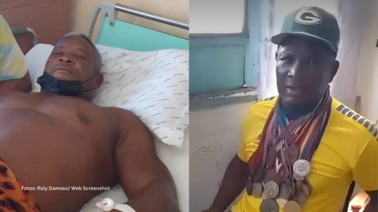 Roberto Limonta Vargas acostado y un video