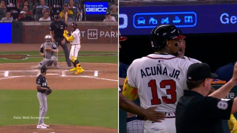 El pelotero venezolano Ronald Acuña Jr sigue aportando lo mejor de sí a pesar de que el panorama de Atlanta no es favorecedor.