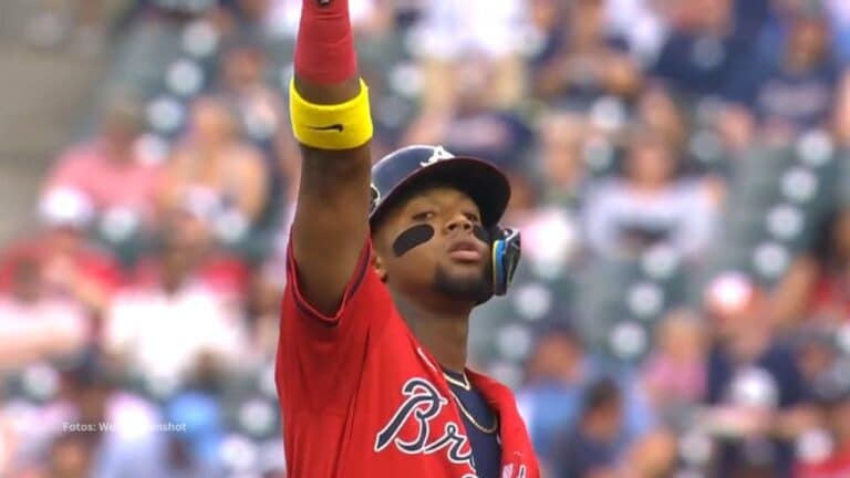 El pelotero venezolano Ronald Acuña Jr vivió otra jornada cargada de emociones en donde fue protagonista de la serie contra Marlins.