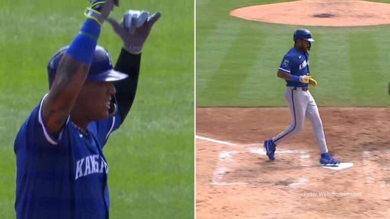 El careta venezolano Salvador Pérez continúa viviendo un gran momento madero en mano y su aporte fue vital para la causa de Kansas City Royals.