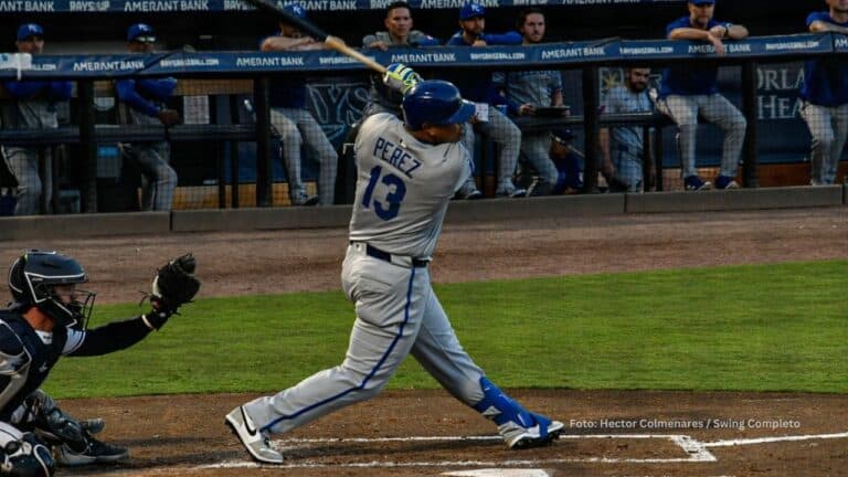 Salvador Perez suma 12 cuadrangulares conectados en los últimos 30 compromisos con Kansas City Royals.