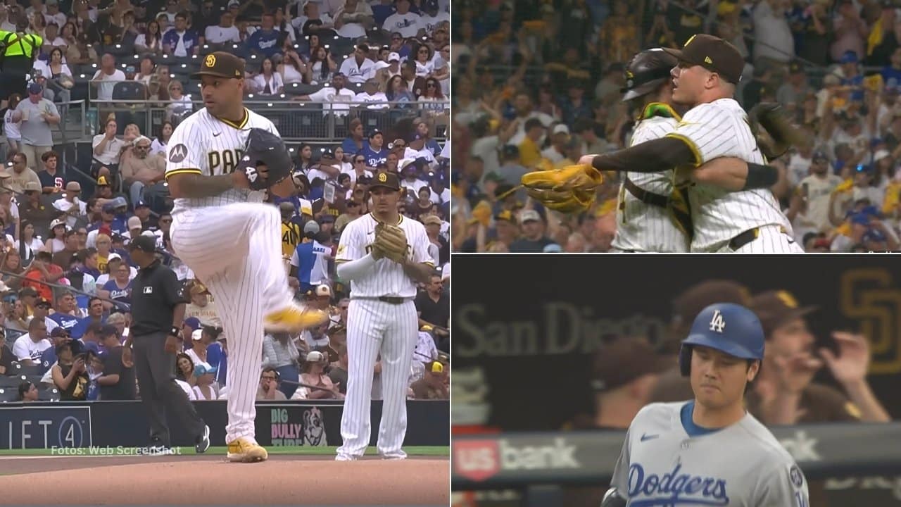 Nestor Cortes Jr,, Adrian Morejon y Freddy Fermin con San Diego Padres y Shohei Ohtani con Los Angeles Dodgers