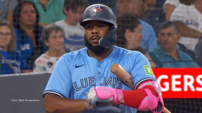 El pelotero dominicano Vladimir Guerrero Jr. batea para .414 en sus últimos siete juegos con Toronto Blue Jays.