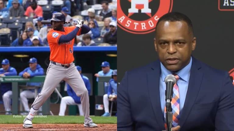 Yordan Alvarez no ve acción en la MLB desde el pasado 2 de mayo tras sufrir una fractura en su mano derecha.
