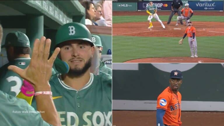 Roman Anthony conectó el batazo de oro que dejó en el terreno a Houston Astros en el cierre del décimo episodio.