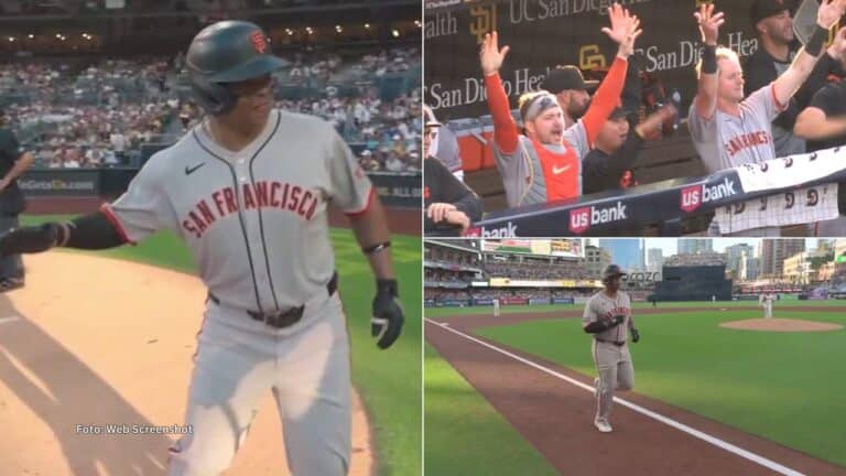 El bambinazo del dominicano Rafael Devers salió a una velocidad de 110.4 MPH.