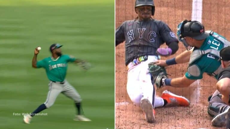 La súper estrella cubana de Seattle Mariners, Randy Arozarena, volvió a lucirse este sábado 16 de agosto