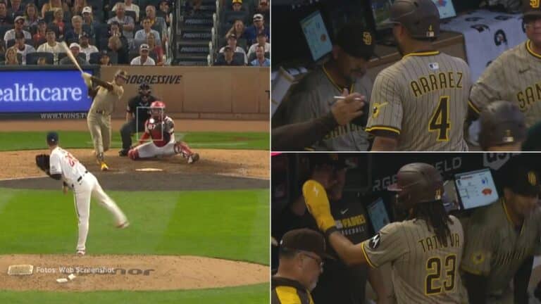 Elias Díaz se convirtió en el primer bateador de San Diego Padres con juego multi jonrones como noveno en el orden.