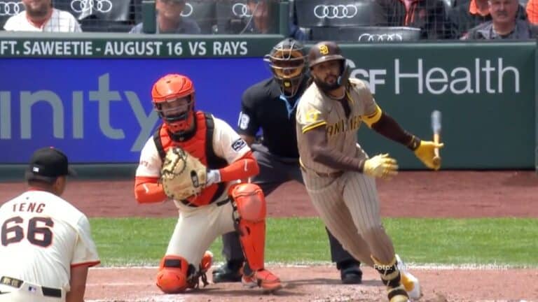 Fernando Tatis Jr. acecha cifra de hits de Maikel Franco entre peloteros dominicanos en MLB.