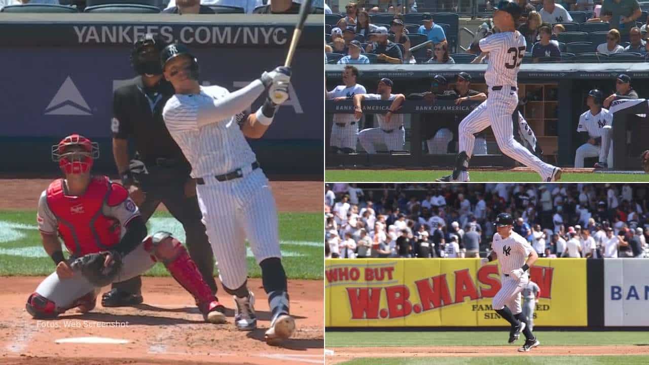 New York Yankees destrozaron a Washington y fijaron récord inédito.