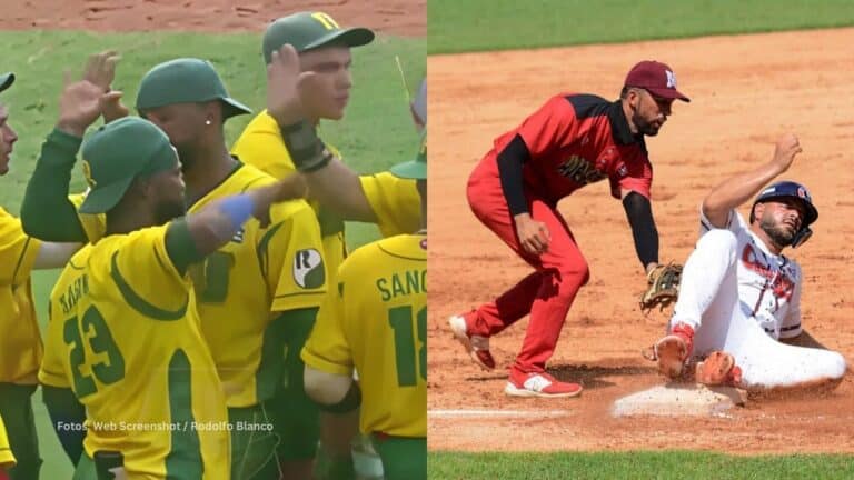 Jugadores de Pinar del Rio y Camagüey en la 64 Serie Nacional