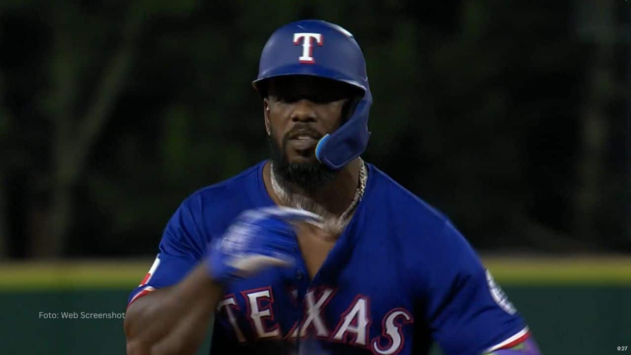 Adolis García se había perdido las últimas dos semanas, luego de padecer la molestia a principios de septiembre.