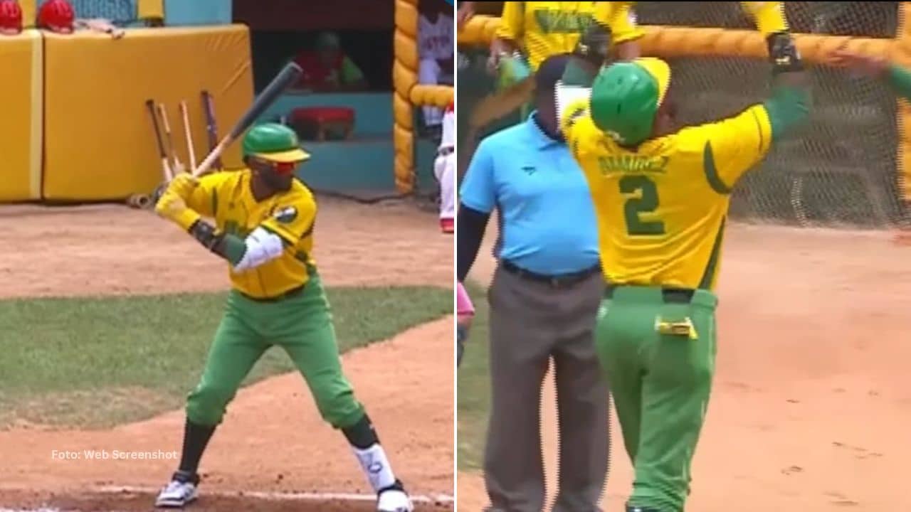 Con este batazo de Alexei Ramírez, el equipo de Pinar del Río tomó ventaja sobre Las Tunas de 5x0.