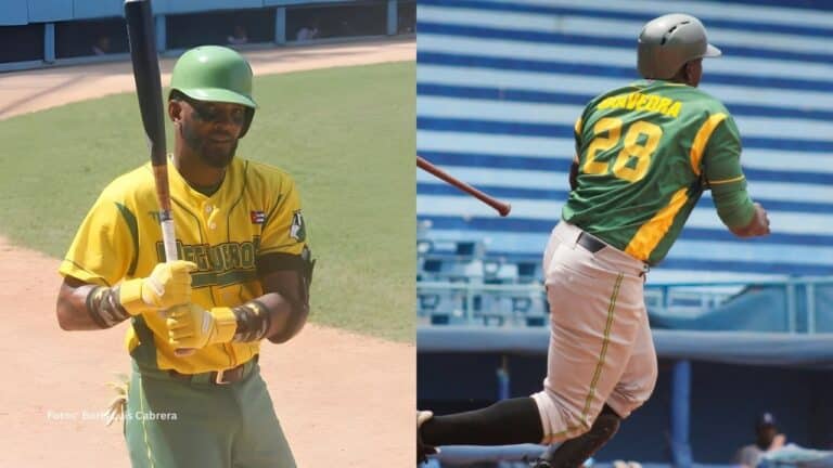 Alexei Ramírez y William Saavedra con Pinar del Rio