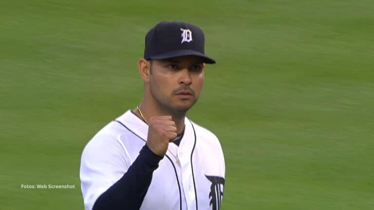 Anibal Sanchez en un juego con Detroit Tigers