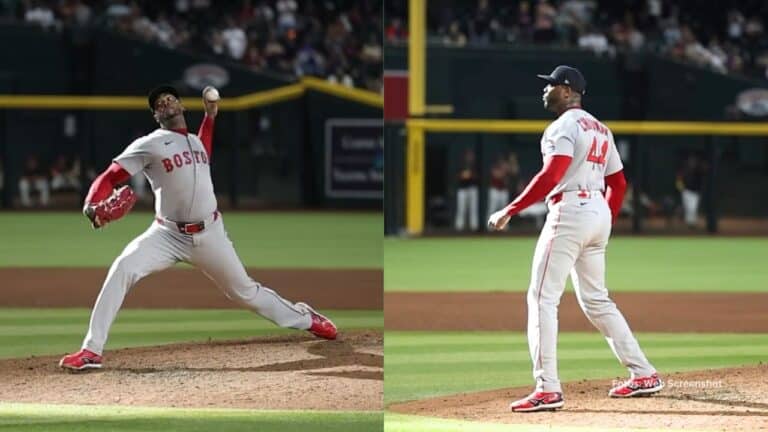 Por si fuese poco, Aroldis Chapman posee una racha activa de 50 bateadores seguidos sin que le conecten hit.