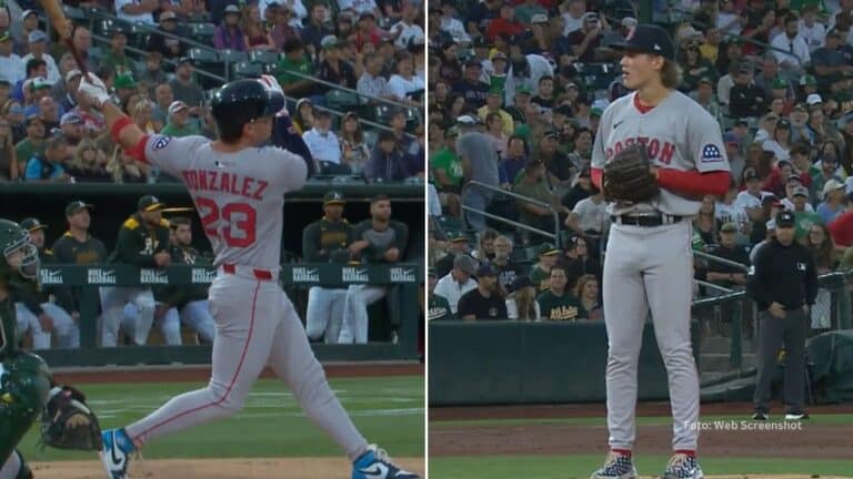 El lanzador novato de Boston Red Sox comandó el triunfo y empató record de franquicia en su debut por MLB.