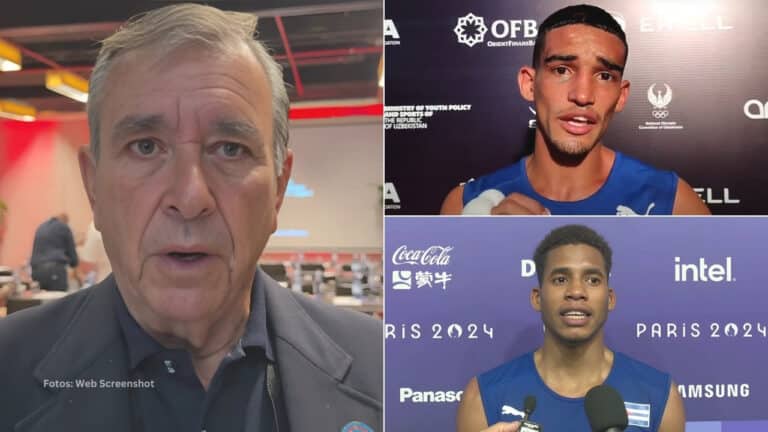 Alberto Puig de la Barca en una entrevista, Saidel Orta, Alejandro Claro. Boxeo Cubano