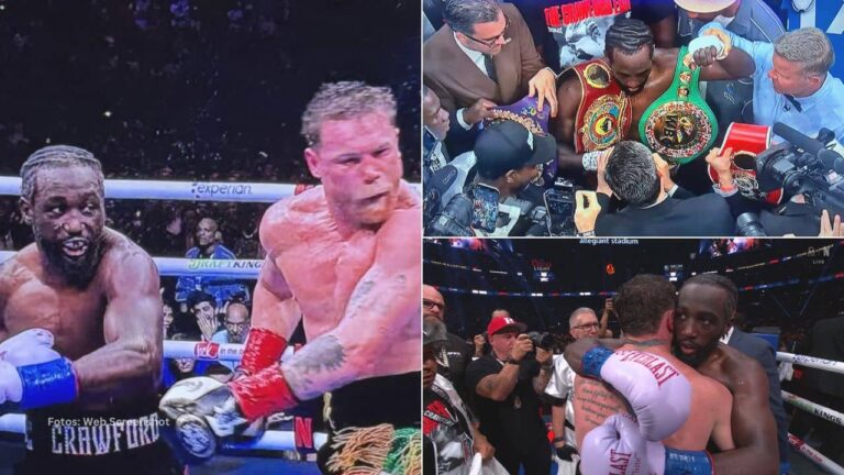 Canelo Álvarez cae aplastado por Crawford tras gran pelea en Las Vegas