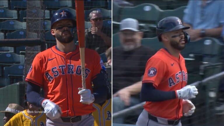 Desde su llegada a Houston Carlos Correa suma 49 desafíos, exhibe frecuencias de .287/.353/.431/.784.