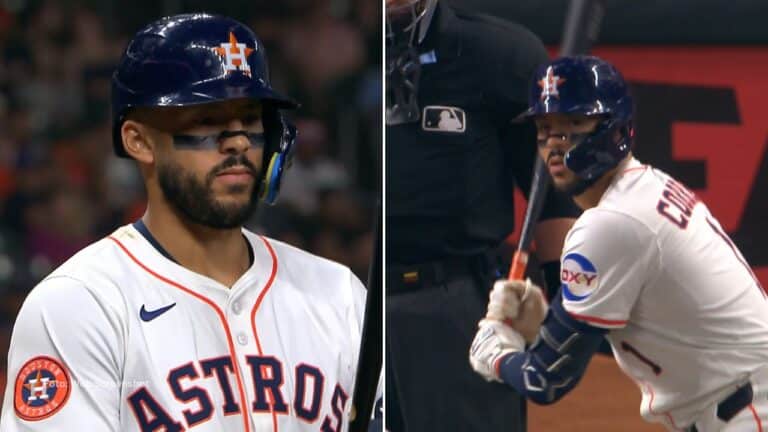 Desde su llegada a Houston Astros Carlos Correa exhibe frecuencias de .295/.354/.439/.793, con 51 hits en 43 juegos.