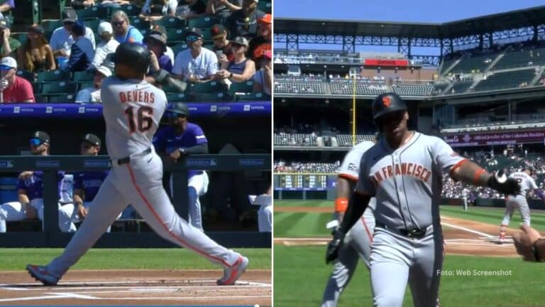 Rafael Devers puso a ganar a San Francisco Giants en el propio primer inning con su jonrón 29 de la temporada.