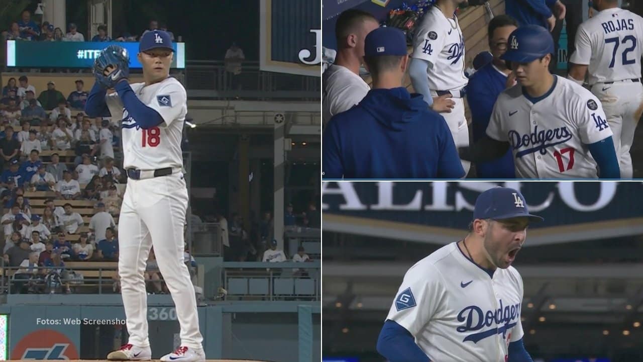 Yoshinobu Yamamoto y Shohei Ohtani con los Los Angeles Dodgers