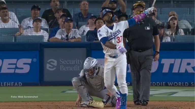 Teoscar Hernández demostró su poder ofensivo para aportar en el triunfo de Los Angeles Dodgers.