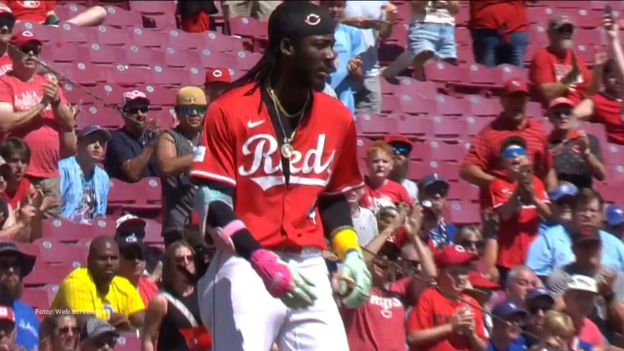 El dominicano Elly De La Cruz se colocó a uno de alcanzar la marca de Shohei Ohtani en MLB 2025.