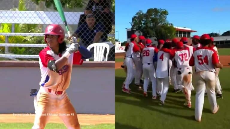 La ofensiva del Equipo Cuba fue clave para quitar el invicto a la escuadra local en Panamericano Sub-15.