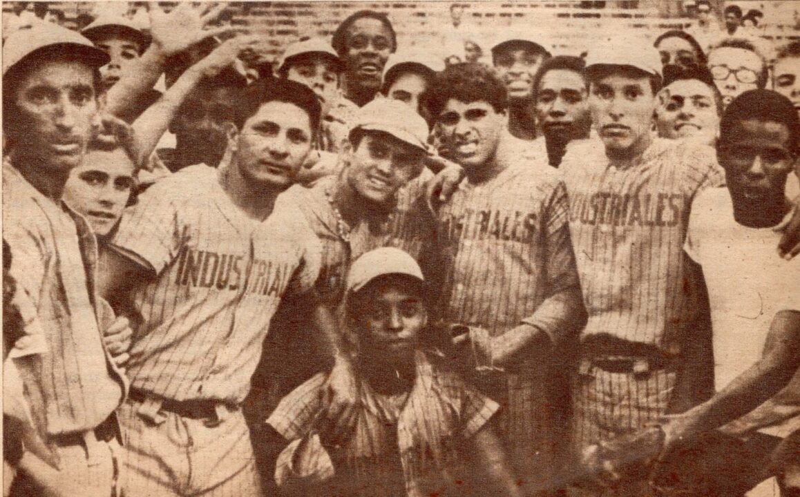 Equipo Industriales campeón nacional juvenil en 1966