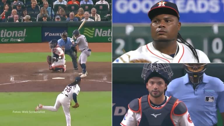 Framber Valdez y su receptor se cruzan en juego de Houston Astros