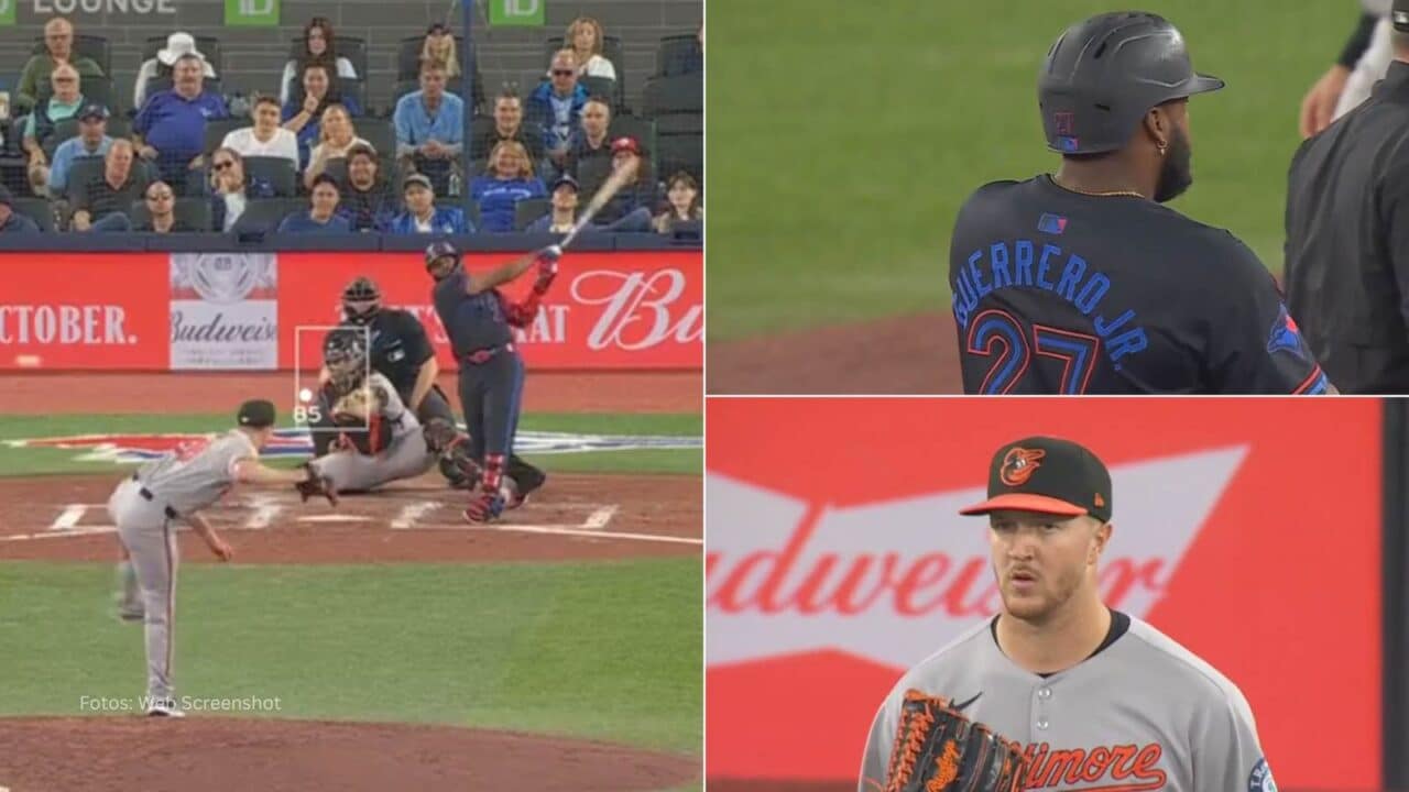 Vladimir Guerrero Jr. está encendido con la madero dejando promedio al bate sobre .500 en los últimos siete juegos.