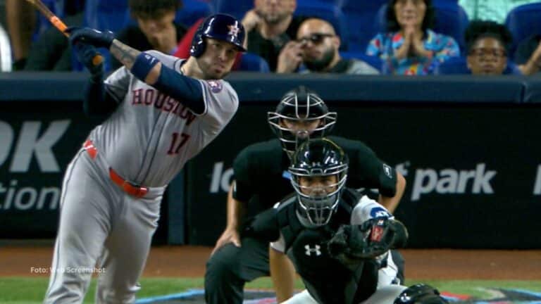 El pelotero boricua de Houston Astros está a solo un jonrón de imponer nuevo record personal en MLB.