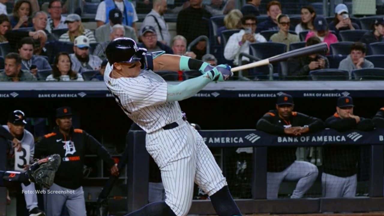 Jonrón 44 de Aaron Judge rompe marca de Yogi Berra