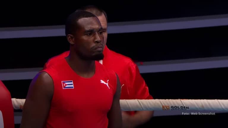 Boxeador cubano Julio César La Cruz