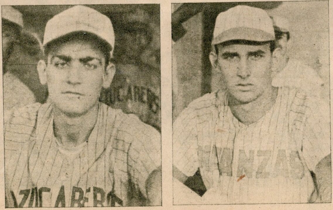 Leonel García y Reynaldo Marrero dos de los protagonistas del histórico juego de beisbol