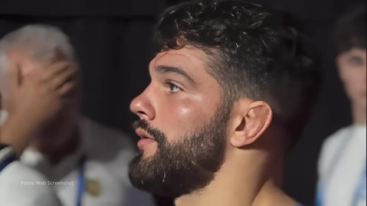 Cubano Luis Orta en el Mundial de Lucha Grecorromana