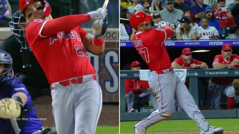 Mike Trout se unió a un listado al que solo pertenecían Willie Mays, Hank Aaron, Frank Robinson, Barry Bonds y Alex Rodríguez.