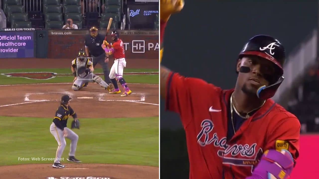A pesar de su desempeño, Ronald Acuña Jr falló en su último turno con un elevado a la inicial que selló la derrota de Braves.