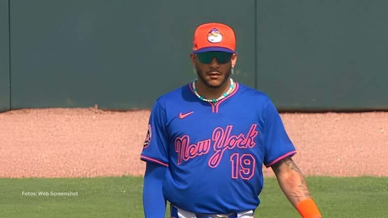 Jose Siri en un juego con New York Mets
