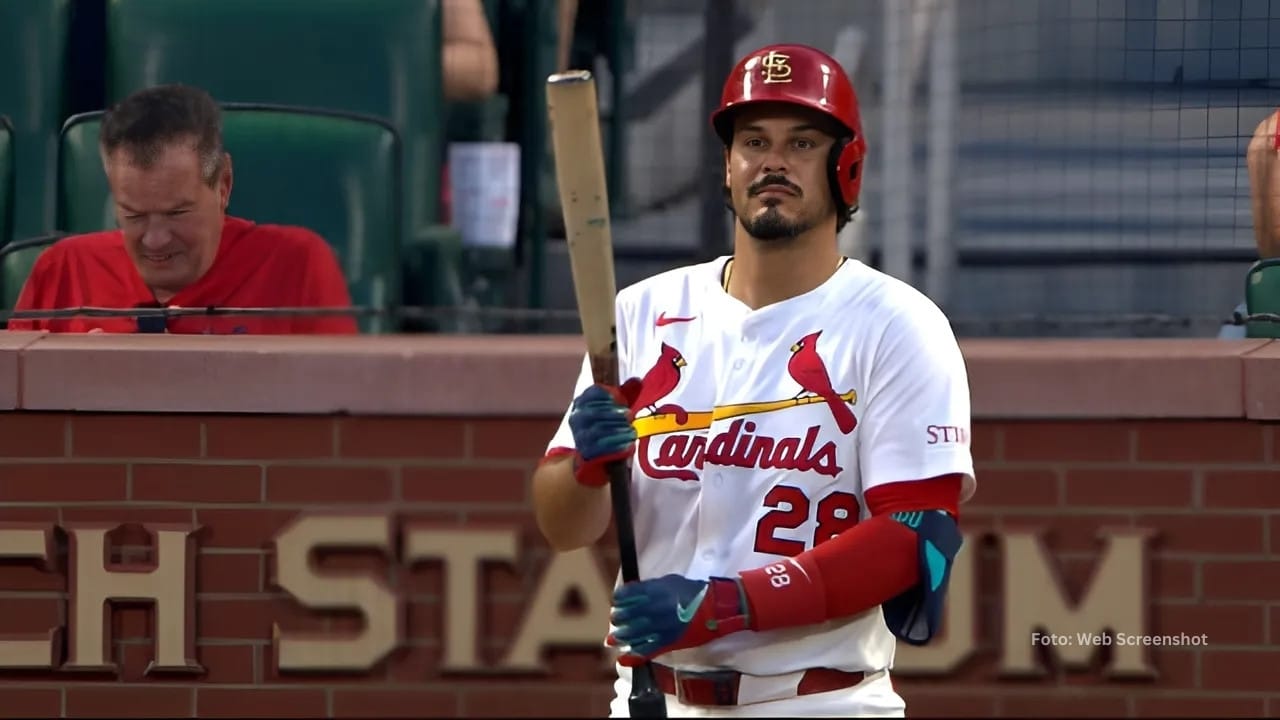 Nolan Arenado en un juego con St. Louis Cardinals