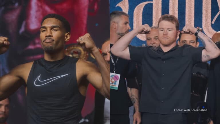 Osleys Iglesias y Canelo Alvarez