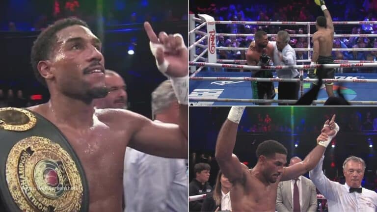 Osleys Iglesias celebra victoria por nocaut en FIB