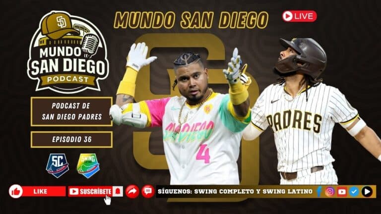 Luis Arraez y Fernando Tatis Jr, como portada del podcast de San Diego Padres