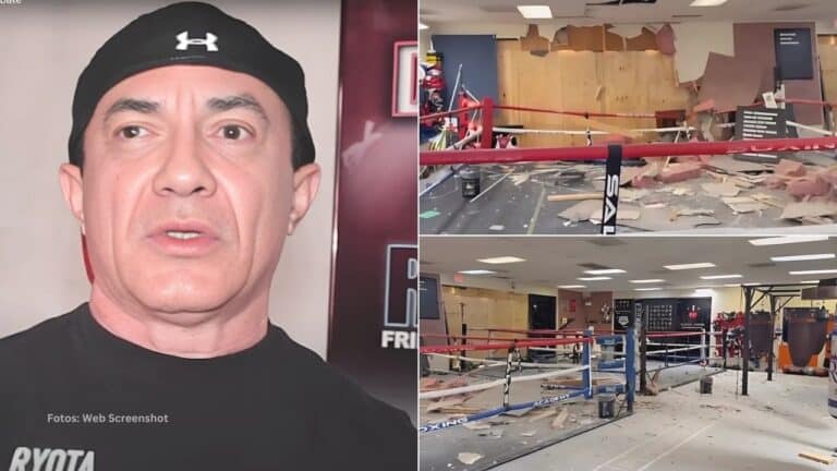 Ismael Salas y la academia de boxeo cubano con daños tan fuerte accidente