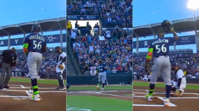 Randy Arozarena, recibió una grata e inesperada sorpresa en su visita al George M. Steinbrenner Field