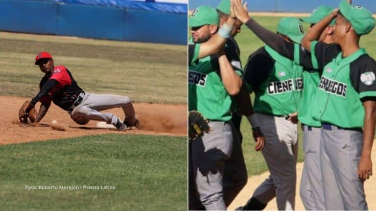 El jugador de campo Mailon Alonso protagonizó un hecho poco común en la Serie Nacional al subir al box estando en el juego.