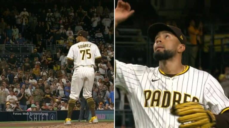 El pelotero venezolano Robert Suárez tiene cuatro salvados en sus últimos siete juegos.