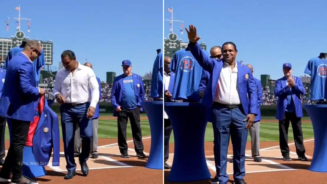 El expelotero Sammy Sosa es el único jugador en la MLB con tres años de 60 o más jonrones.